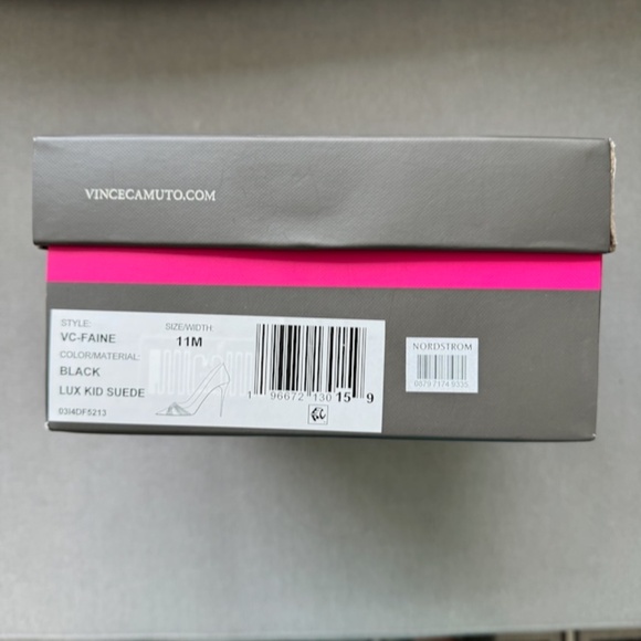 Vince Camuto Faine Black Velvet Pump with rhinestones Sz 11 - Picture 4 of 10